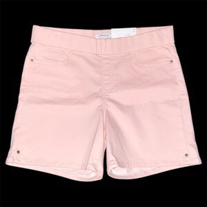Liz Claiborne Amber Shorts Mid Rise Women’s Size 16 Pink NEW